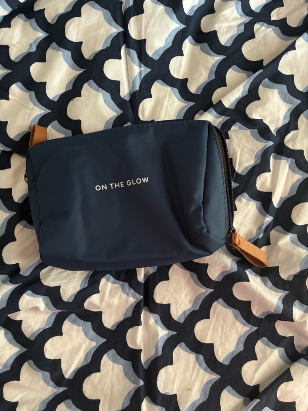 Navy Travel Cosmetics Bag